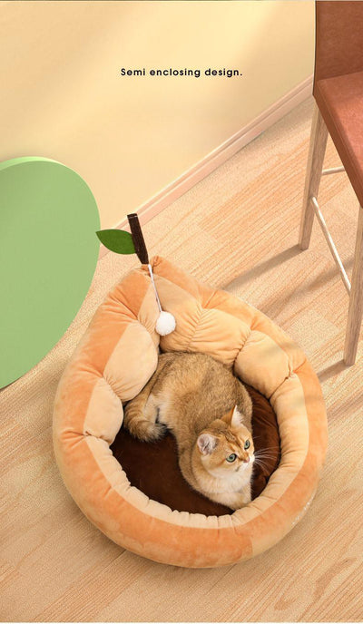 Cama Cálida y Acogedora para Gatos y Perros Pequeños - Nido de Algodón Suave - Image 13