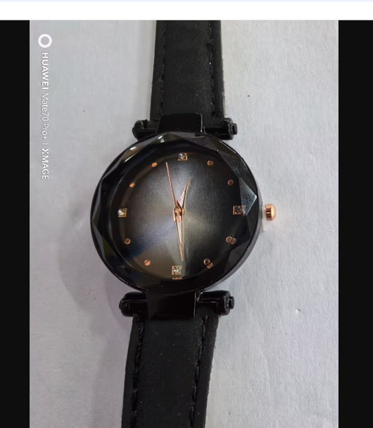 Reloj de Mujer Rose Gold con Diamantes y Cielo Estrellado Magnético Resistente al Agua - Image 8