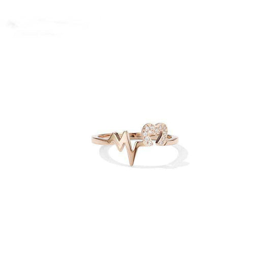 Anillo de Amor Geométrico con Perla de Lujo - Image 12