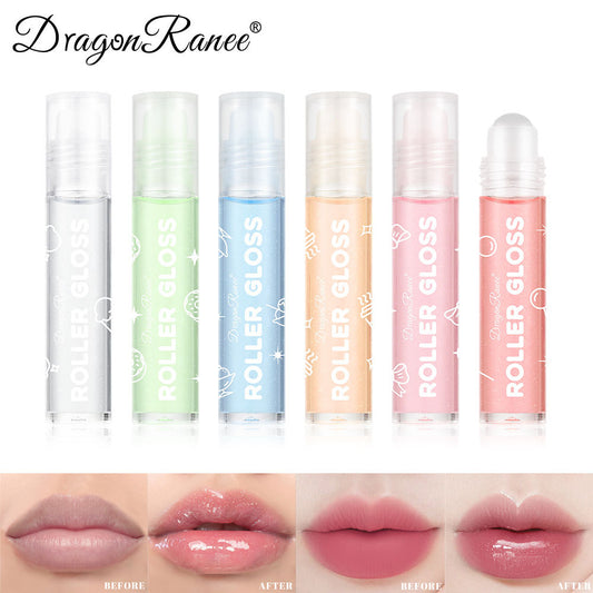 Brillo Labial Perlado Transparente con Brillantes - Efecto Espejo Luminoso - Image 2