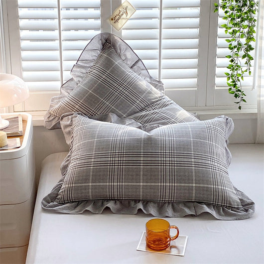 Funda de Almohada 100% Algodón con Volantes - Individual Lavado - Image 27