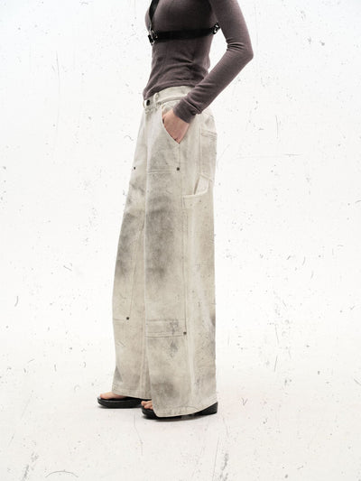 Overol Suelto Estilo Vintage con Detalles Desgastados - Image 17