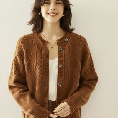 Cardigan de Cachemira Gruesa para Mujer - Image 9