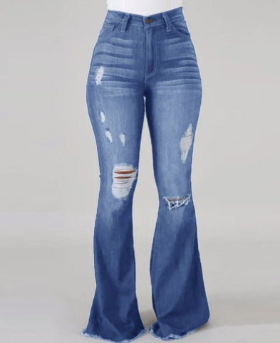 Jeans Ajustados Rotos para Mujer con Realce de Glúteos - Image 7