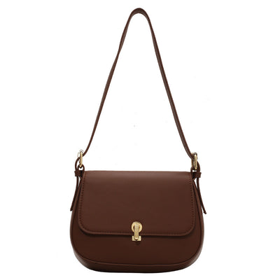 Bolso Saddle Retro con Textura - Elegancia Clásica para Mujer - Image 7