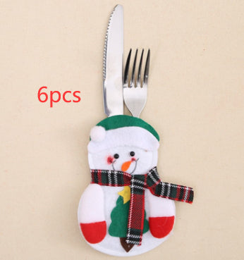 Porta Cubiertos Navideño Santa Claus para Decoración de Mesas - Image 9
