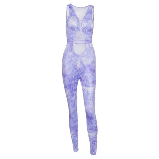 Enterizo casual con tirantes y diseño tie-dye - Image 6