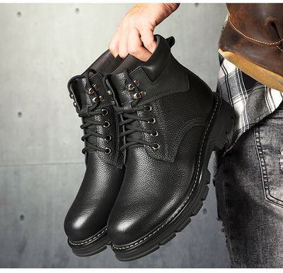 Botas Martin de Cuero para Hombre - Estilo Británico Clásico - Image 18