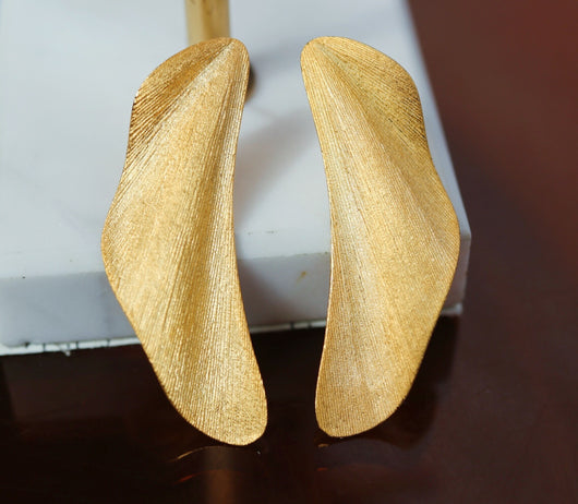 Aretes de Plata 925 Plateados con Acabado Cepillado - Image 6