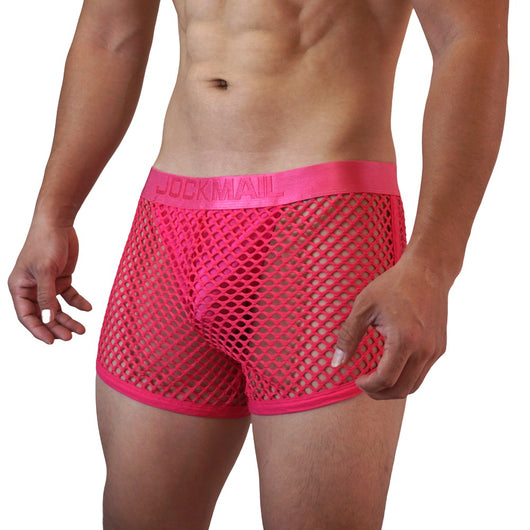 Calzoncillos Tipo Boxer Mesh de Cintura Baja para Hombre - Image 36
