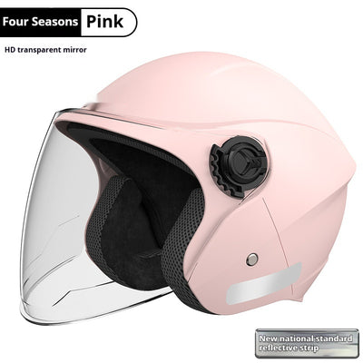 Casco de Moto Eléctrica con Aislamiento Térmico y Protección Contra el Viento - Image 8