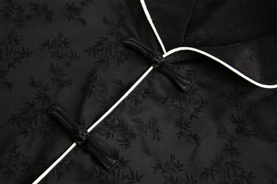 Camisa Casual de Rayas Negras para Hombre con Cuello Solapa - Image 12
