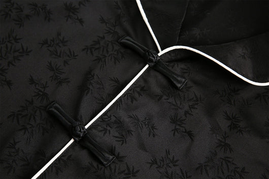 Camisa Casual de Rayas Negras para Hombre con Cuello Solapa - Image 12