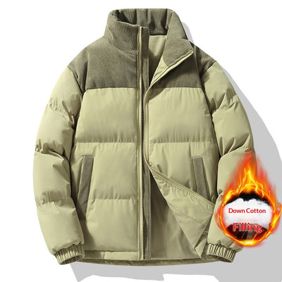 Abrigo Acolchado Unisex de Cuello Alto para Invierno - Image 5