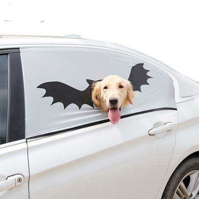 Cortina Parasol Halloween para Auto con Protección de Asiento de Mascota - Image 8