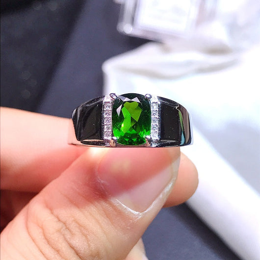 Anillo de Plata 925 con Diamante para Hombre - Image 4