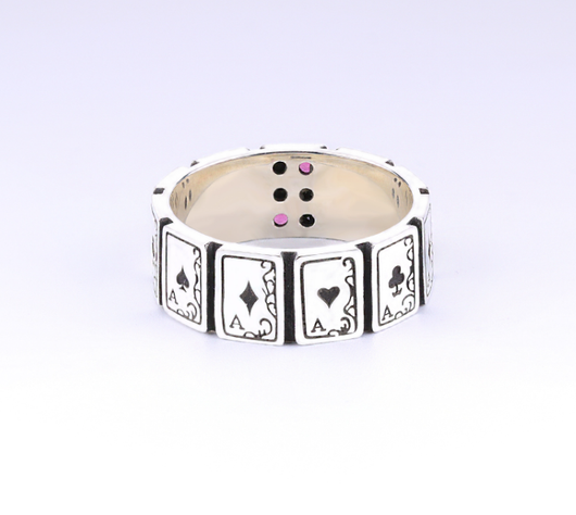 Anillo Clásico Poker Plata 925 Esterlina - Image 11
