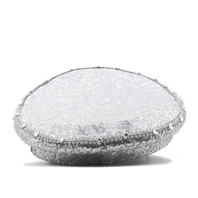 Cámara Digital con Montaje de Diamantes y Lentejuelas Plateadas - Image 10