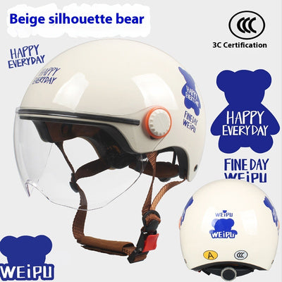 Casco Eléctrico con Protección Solar y Diseño Infantil Resistente al Viento - Image 10