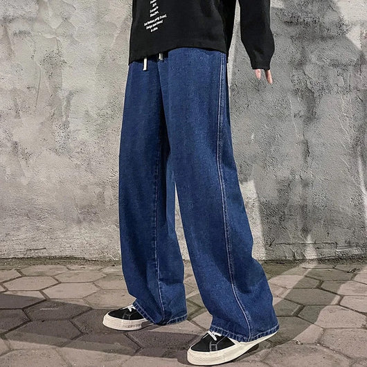 Jeans Rectos Holgados Diseño Americano para Hombre - Image 6