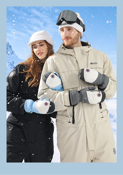 Guantes de Snowboard para Mujer Impermeables con Pantalla Táctil y Forro Térmico - Image 15