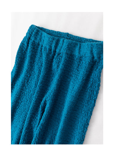 Pantalón Ancho de Lana Tejida con Caída Elegante para Mujer - Image 24