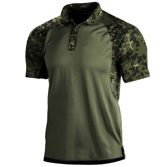 Polo con Cierre de Cremallera - Camiseta Manga Corta para Hombre