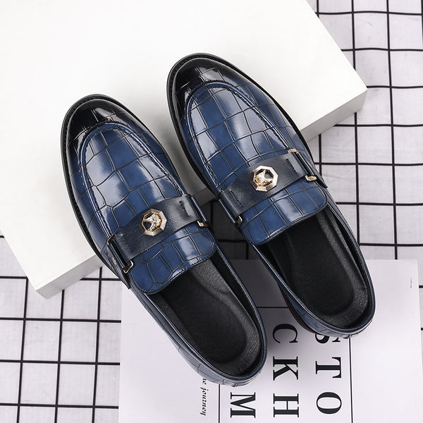 Mocasines Casuales Cuadrados Talla Grande para Hombre