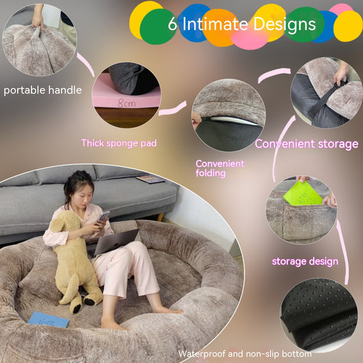 Cama Extragrande para Perros con Funda Removible y Lavable - Image 9