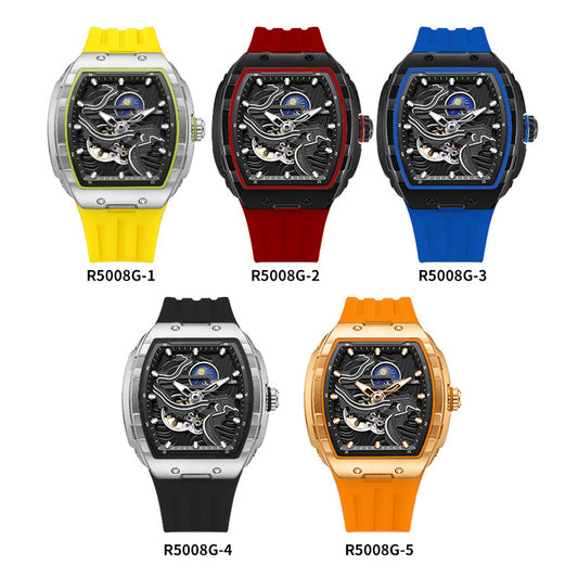Reloj Mecánico Automático para Hombre con Esfera Hueca y Cristal Luminoso - Image 2