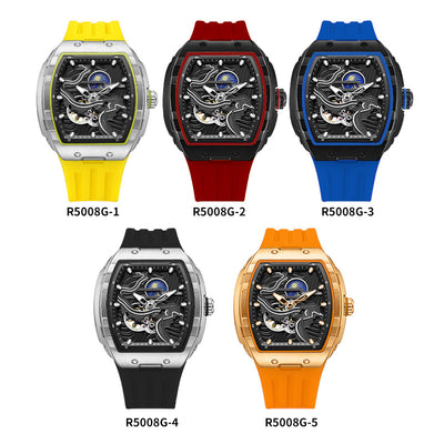 Reloj Mecánico Automático para Hombre con Esfera Hueca y Cristal Luminoso - Image 2
