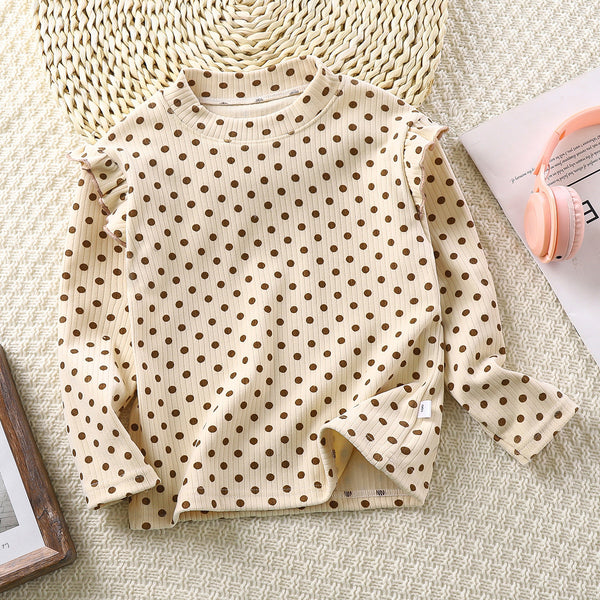 Blusa Infantil Otoño Invierno con Volantes Florales - Image 6