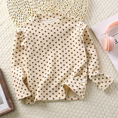 Blusa Infantil Otoño Invierno con Volantes Florales - Image 6
