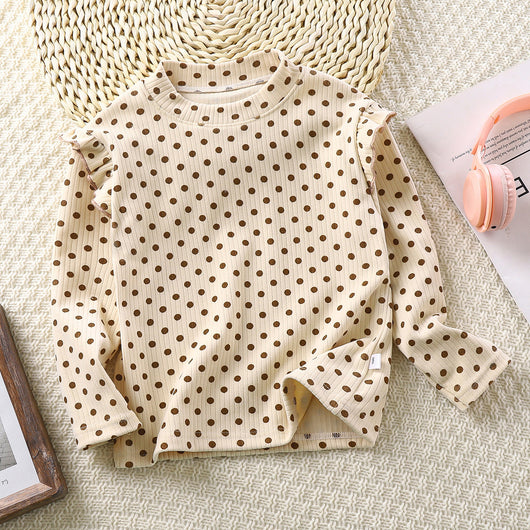 Blusa Infantil Otoño Invierno con Volantes Florales - Image 6
