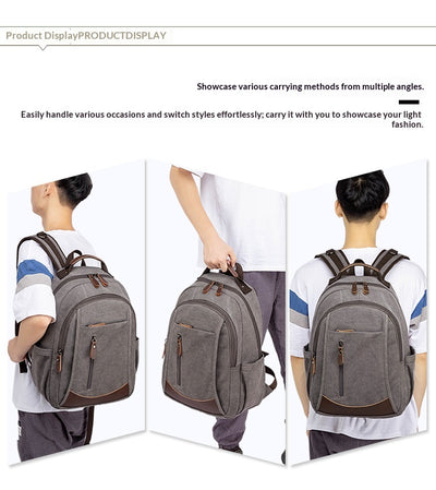 Mochila Minimalista para Hombre con Gran Capacidad - Image 27