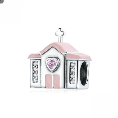 Abalorio de Plata 925 con Cruz para Pulseras y Accesorios de Boda - Image 3