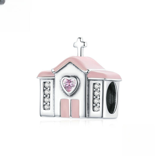 Abalorio de Plata 925 con Cruz para Pulseras y Accesorios de Boda - Image 3