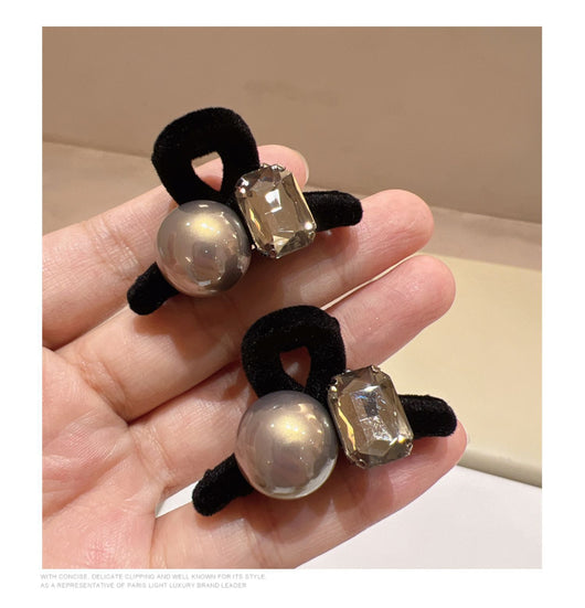 Mini Pinza para Cabello de Alta Gama con Perla Negra - Image 11