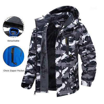 Chaqueta Térmica Impermeable para Hombre - Abrigo Grueso Invierno y Otoño - Image 6
