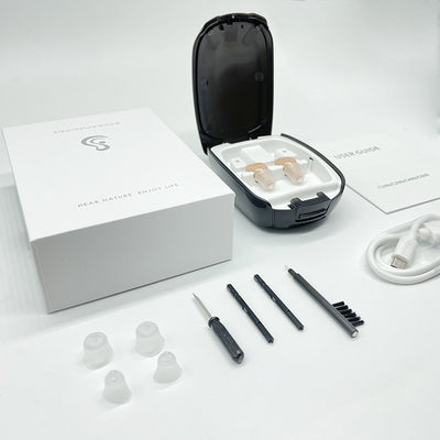 Audífono Recargable Intraaural con Amplificador de Sonido - Image 6