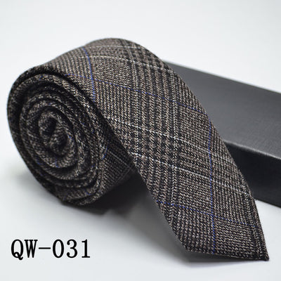 Corbata Angosta de Lana Elegante para Hombre - Image 32