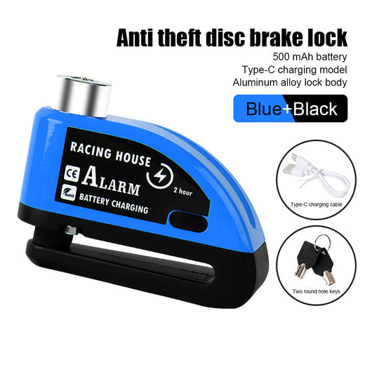 Candado de Disco con Alarma Antirrobo Portátil para Bicicleta y Vehículos Eléctricos - Image 12