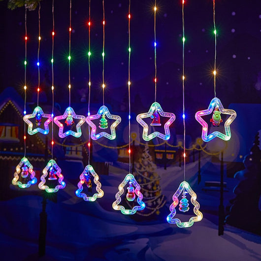 Cadena de Luces Navideñas para Cortinas - Image 23