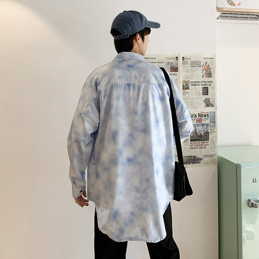 Abrigo Suelto Estilo Japonés Minimalista para Hombre - Image 2