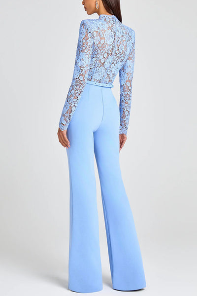 Jumpsuit de Encaje Elegante con Flecos para Mujer - Image 16