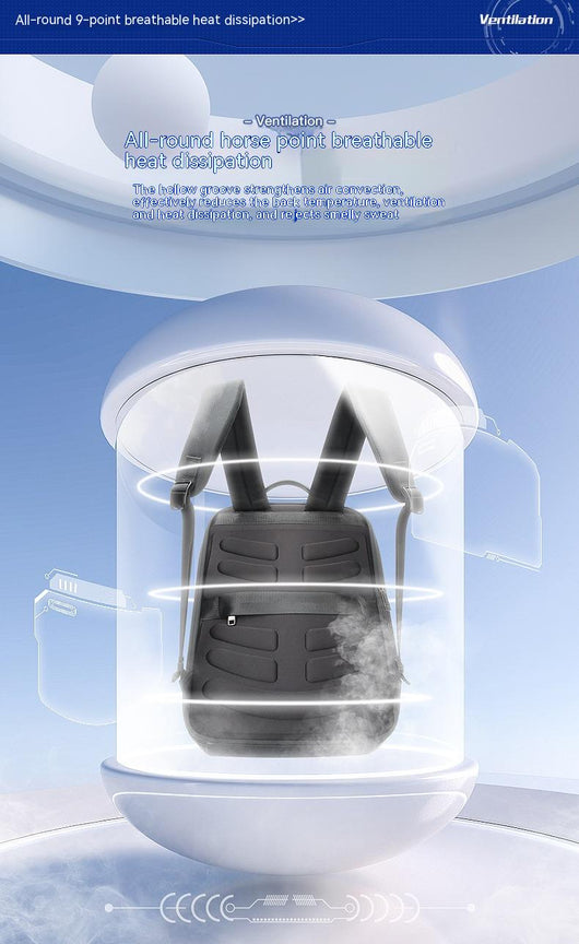 Mochila Gaming Profesional Impermeable de Gran Capacidad para Hombre - Image 7