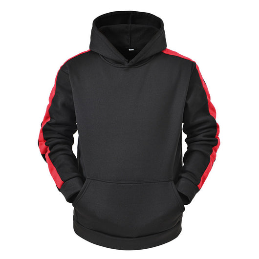 Sudadera Casual con Capucha y Costuras Decorativas para Hombre - Image 2