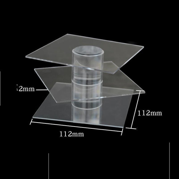 Estante Giratorio para Moldes de Mousse - Organizador Cuadrado 3D