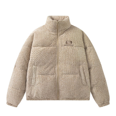 Abrigo Acolchado de Algodón con Cuello Alto para Hombre - Image 4
