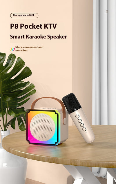 Micrófono Karaoke Doble con Parlante para Interiores y Exteriores - Image 19